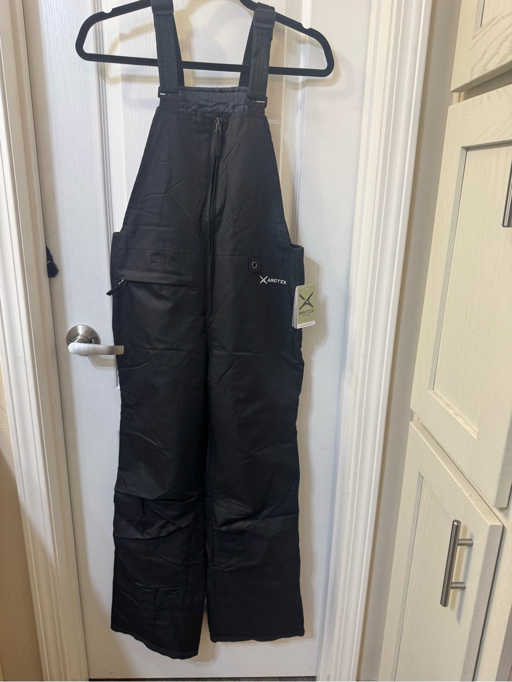 Arctix Kids Black Insulated Snow Bib Overalls